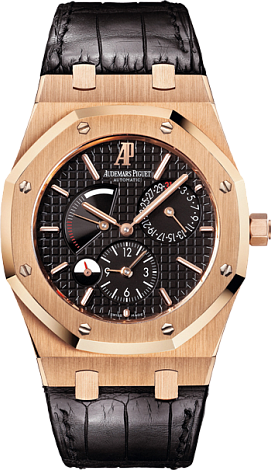 Review Fake Audemars Piguet Royal Oak Dual Time 26120OR.OO.D002CR.01 watch